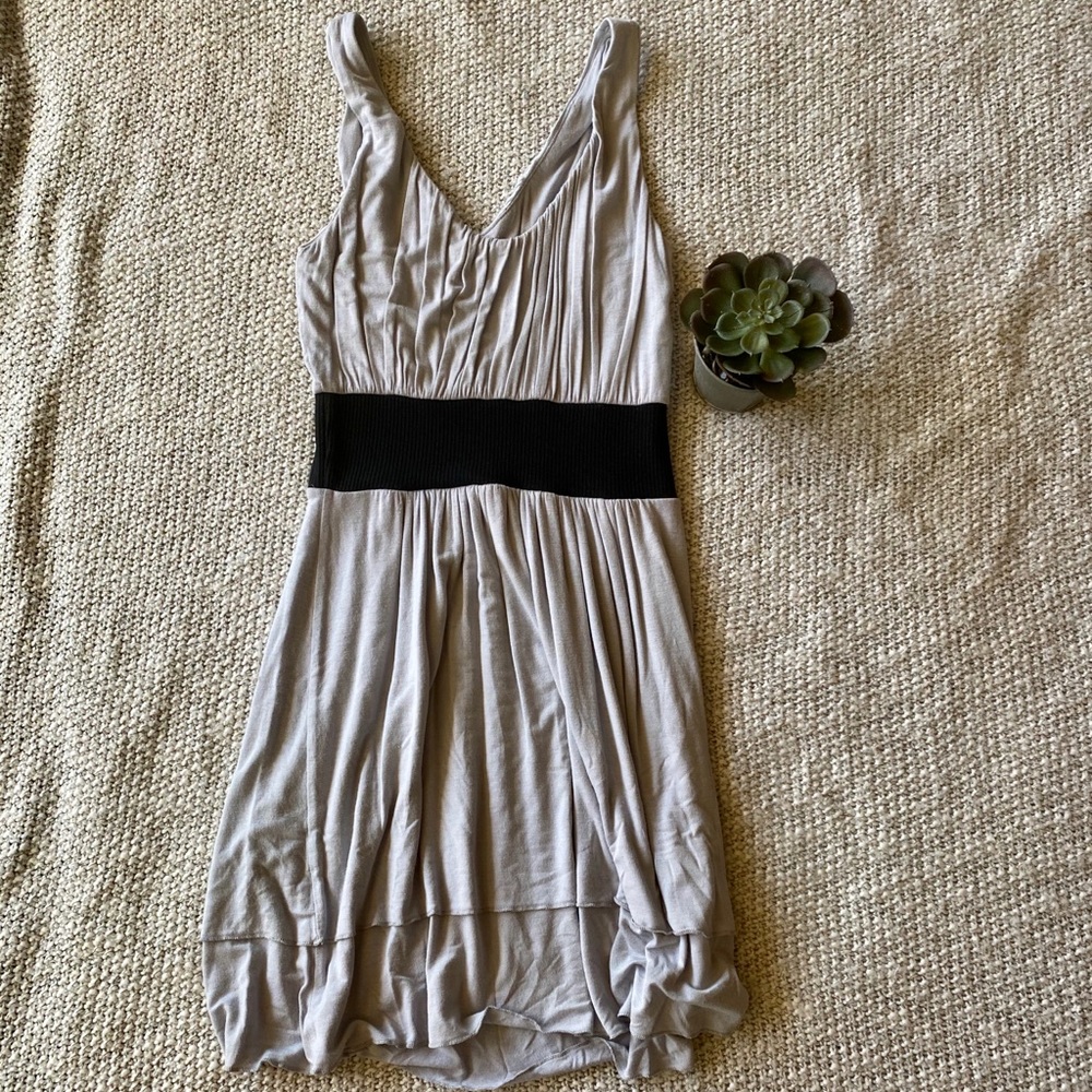Gray Mini Dress